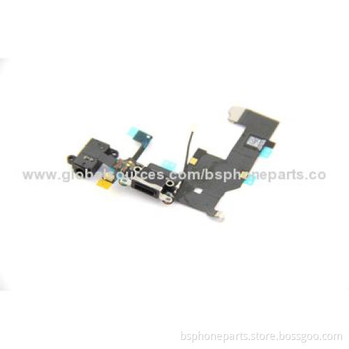 White Dock Connector Charging Port Ribbon Flex Cable for iPhone 5